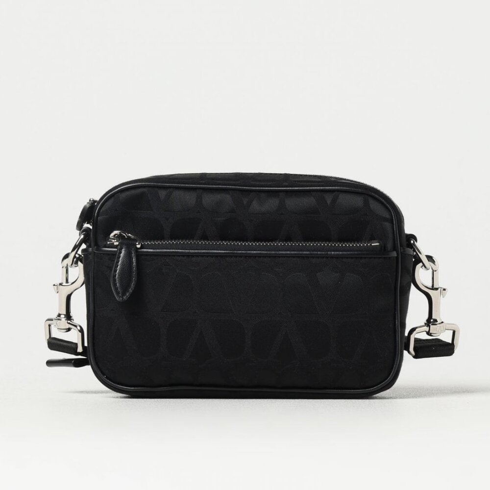 VALENTINO GARAVANI Toile Iconographe Technical Fabric Shoulder Bag